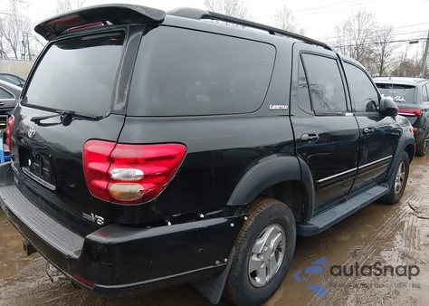 2001 Toyota Sequoia Limited V8 from USA, damaged, VIN 5TDZT38A21S035814